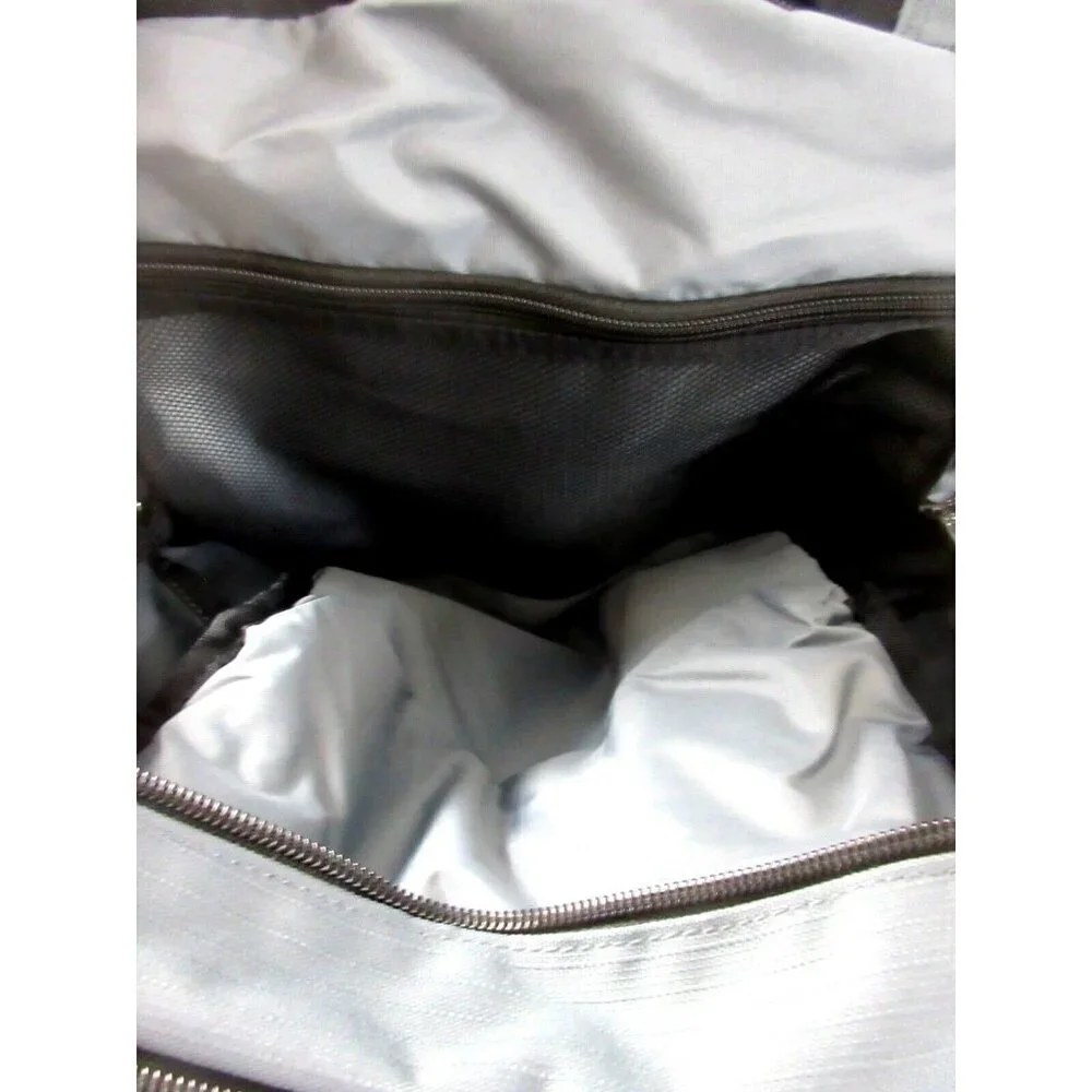 Nike Brasilia Unisex Training Backpack Travel Bag Flint Grey Black White NWT